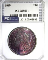 1889 Morgan MS65+ LISTS $475