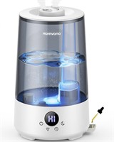 3.6L Homvana Humidifier for Bedroom  Grey