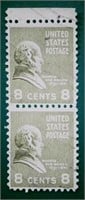 1938 Van Buren Pair Scott# 813 8 Cent