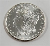 1 oz. Morgan Design 999 Silver Round