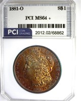 1881-O Morgan MS64+ LISTS $475