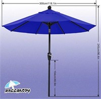 ABCCANOPY 10' Patio Umbrella Blue