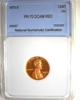 1975-S Cent PR70 DCAM RD LISTS $15000