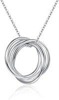 Three Ring Infinity Necklace