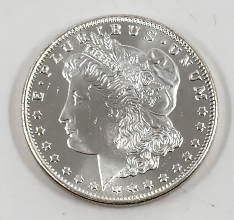 1 oz. Silver Morgan Round