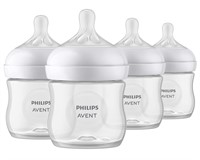 Philips AVENT 4oz Bottle  Clear  4pk