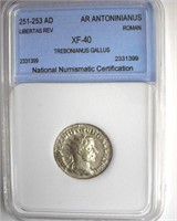 253-253 AD Libertas Rev Roman NNC XF40