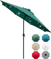 Sunnyglade 9' Solar 24 LED Lighted Patio Umbrella