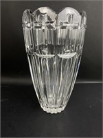 7.5" Crystal Vase w Crosses