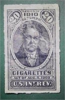 1910 US Revenue Cig Stamp