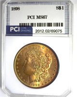 1898 Morgan MS67 LISTS $3300