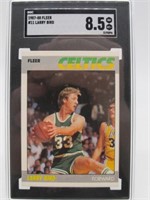 1887-88 FLEER LARRY BIRD #11 MT 8.5 SGC CARD