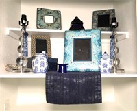 Blue & White Home Accents