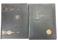 2 Antique Year Books 1926 & 1927 Muskingum