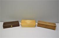 3 Wooden Boxes