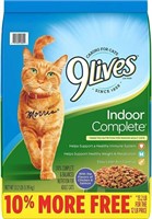 9Lives Indoor Complete Dry Cat Food (3) 13 lb