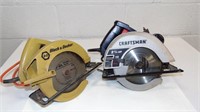 2 Circular Saws - 12 amp Craftsman LN