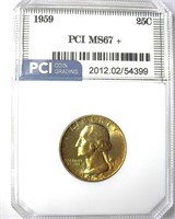 1959 Quarter MS67+ LISTS $8500