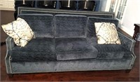 Taylor King Blue Upholstered Sofa