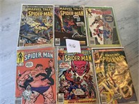 Lot of 6 Marvel Bronze Age Comic Books