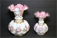Vintage Fenton Charleton Vases
