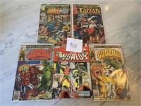 Lot of 5 Marvel Bronze Age Comic Books