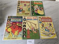 Lot of 5 Richie Rich Bronze Age Comic Books