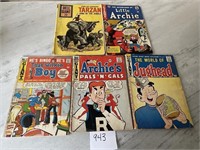 Lot of 5 Giant Bronze Age Comic Books