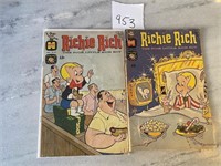 Lot of 2 Silver Age Richie Rich Comic Books