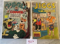 Lot of 2 Golden Age Vintage Comic Books