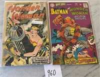 Lot of 2 DC Wonder Woman Silver Age Comic Books