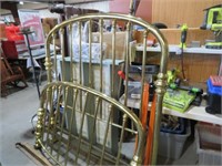 SOLID BRASS & IRON BED WITH RAILING
