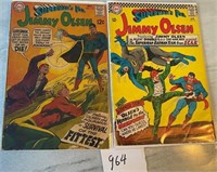 Lot of 2 DC Superman's Pal Jimmy Olsen Silver Age