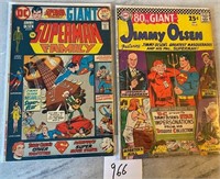 Lot of 2 DC Giant Silver Age Comic Books