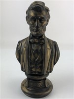 Signed Ceramic Bust of Lincoln