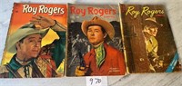 Lot of 3 Golden Age Dell Roy Rogers 10 c Comics