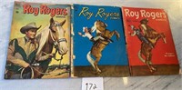 Lot of 3 Golden Age Dell Roy Rogers 10 c Comics