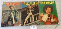 Lot of 3 Golden Age Dell Rex Allen 10 cent Comics