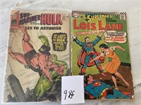 Lot of 2 Assorted Silver Age Vintage Comic Books