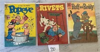 Lot of 3 Golden Age Dell Comic Books