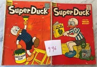 Lot of 2 Super Duck Golden Age Comics