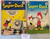 Lot of 2 Super Duck Golden Age Comics