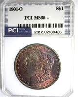 1901-O Morgan PCI MS65+ Great Toning