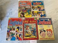 Lot of 5 Archie Series Silver Age Comics