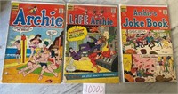 Lot of 3 Archie Series Silver Age Comics