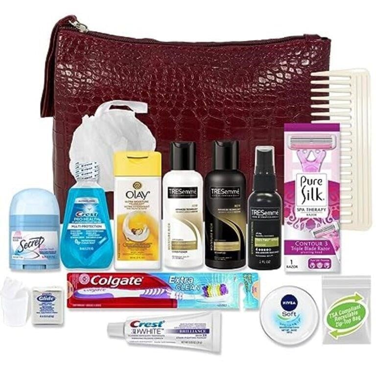 16 Pc Deluxe Travel Kit International Convenience