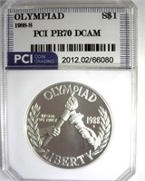 1988-S S$1 Olympiad PCI PR70 DCAM