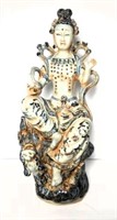 Glazed Ceramic Asian Statue