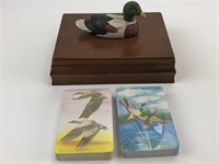 Playing Cards in Duck Box
