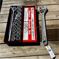 Pittsburg 3/4" Drive 21 Piece Socket Wrench Set